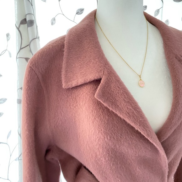 NWT Barneys New York $895 The Loom Alpaca A-Line Handmade Womens' Coat size L - Picture 4 of 10